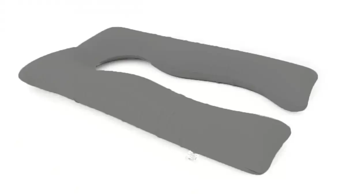 כרית הריון והנקה דגם QUEEN גרפיט - כריות דגמי QUEEN | כרית לי