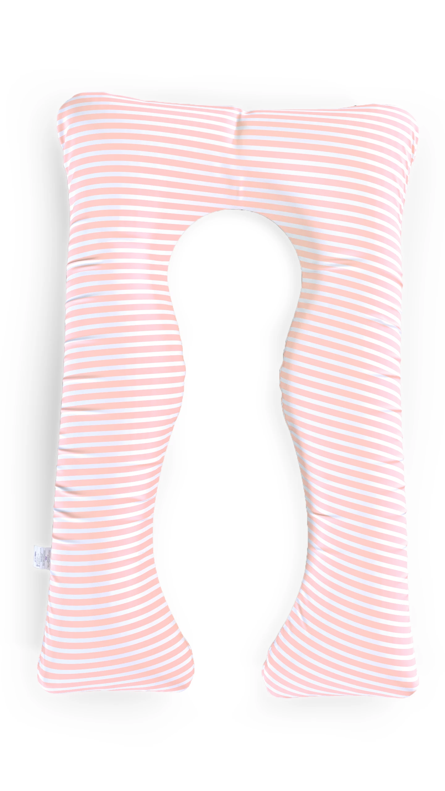 כרית הריון והנקה דגם QUEEN פסים סלומון - תמונה 4