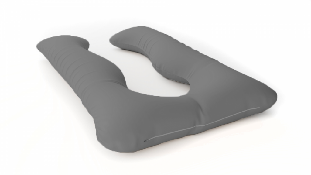 כרית הריון והנקה דגם QUEEN גרפיט - תמונה 2