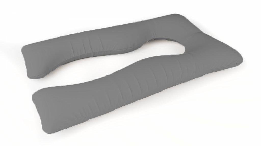 כרית הריון והנקה דגם QUEEN גרפיט - תמונה 6