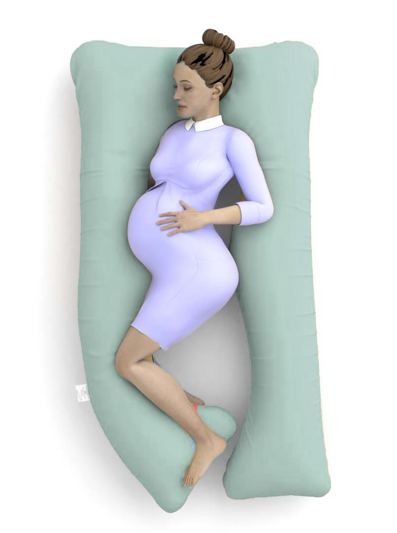 כרית הריון והנקה דגם SUPER QUEEN אוקיינוס - תמונה 4