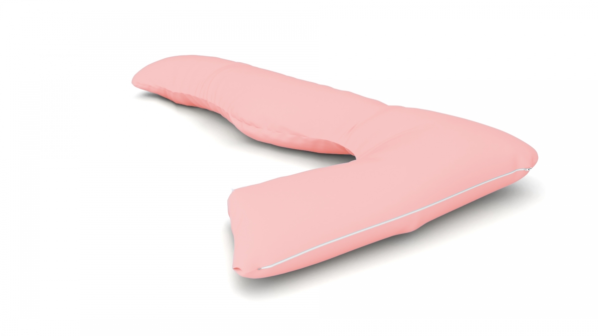 כרית הריון דגם PRINCESS ורוד בהיר - תמונה 4