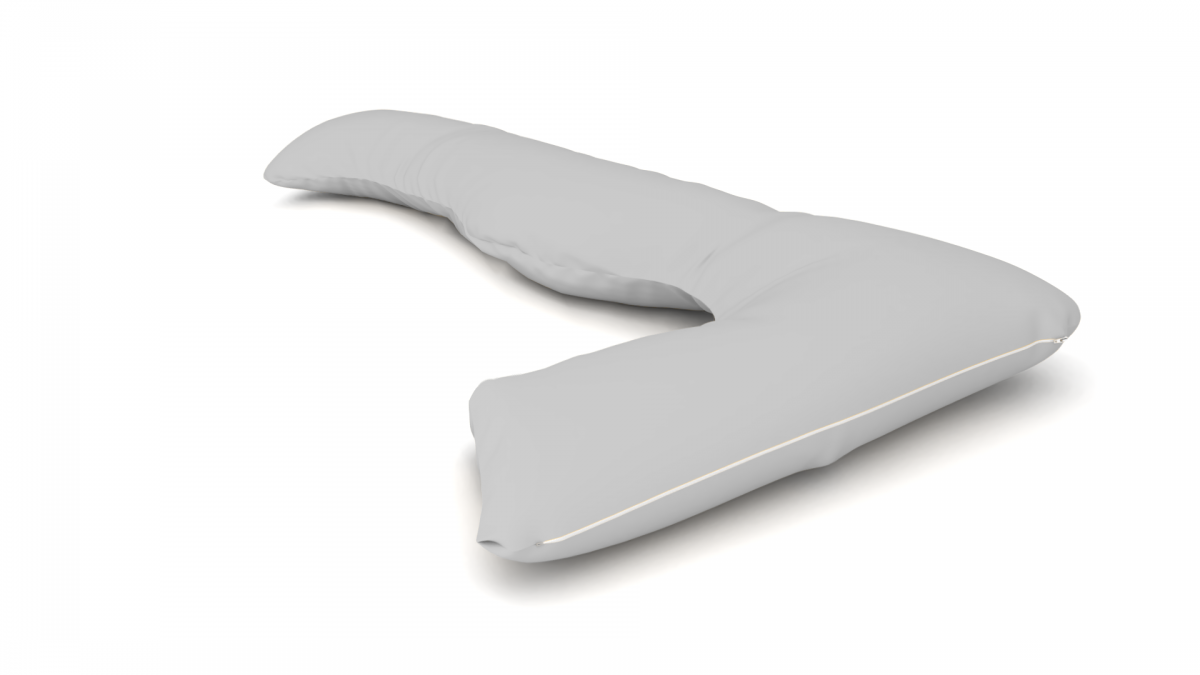 כרית הריון דגם PRINCESS צבע אפור - תמונה 3