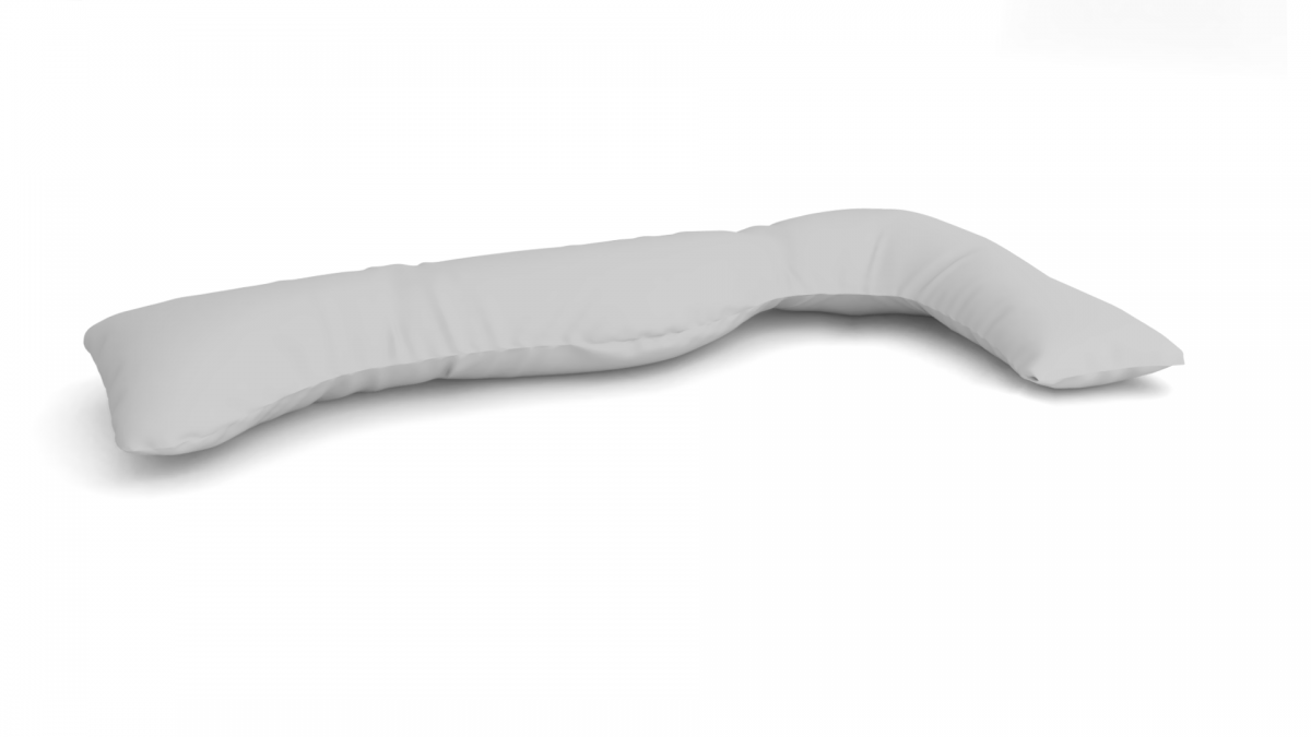 כרית הריון דגם PRINCESS צבע אפור - תמונה 4