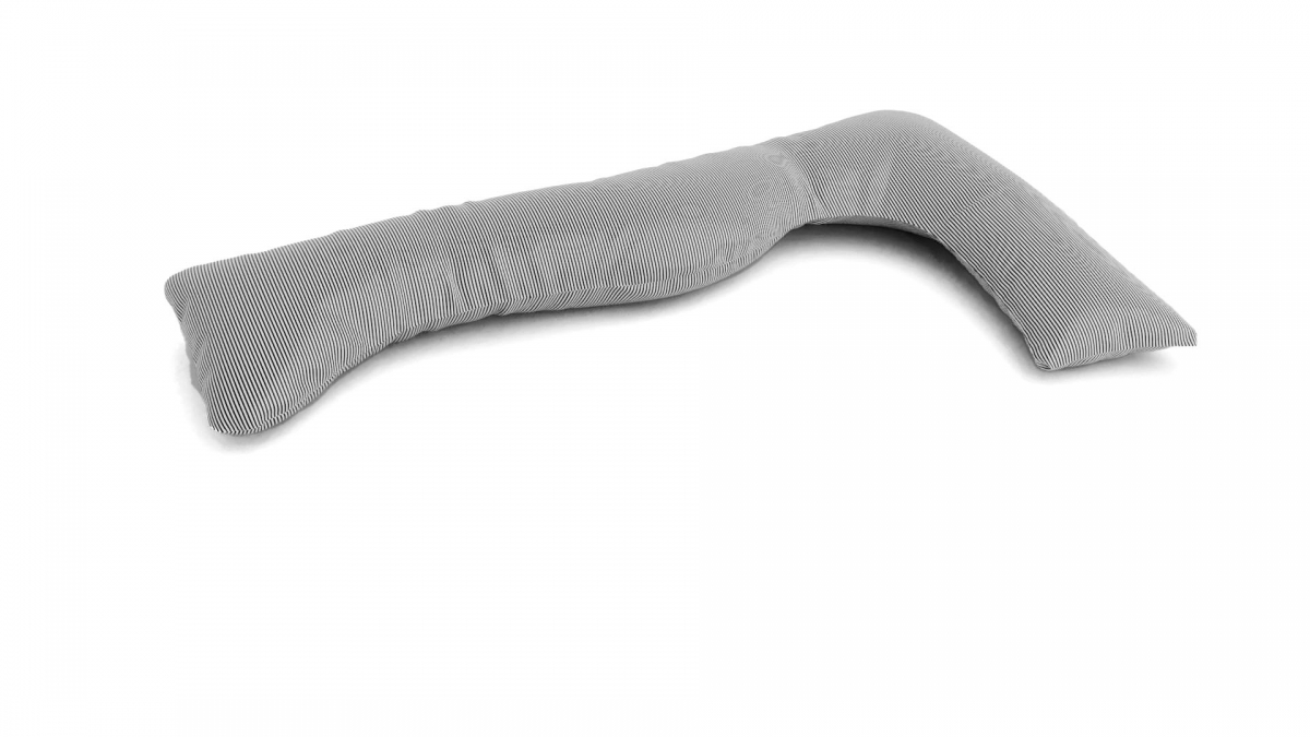 כרית הריון דגם PRINCESS פסים דקים שחור - תמונה 7