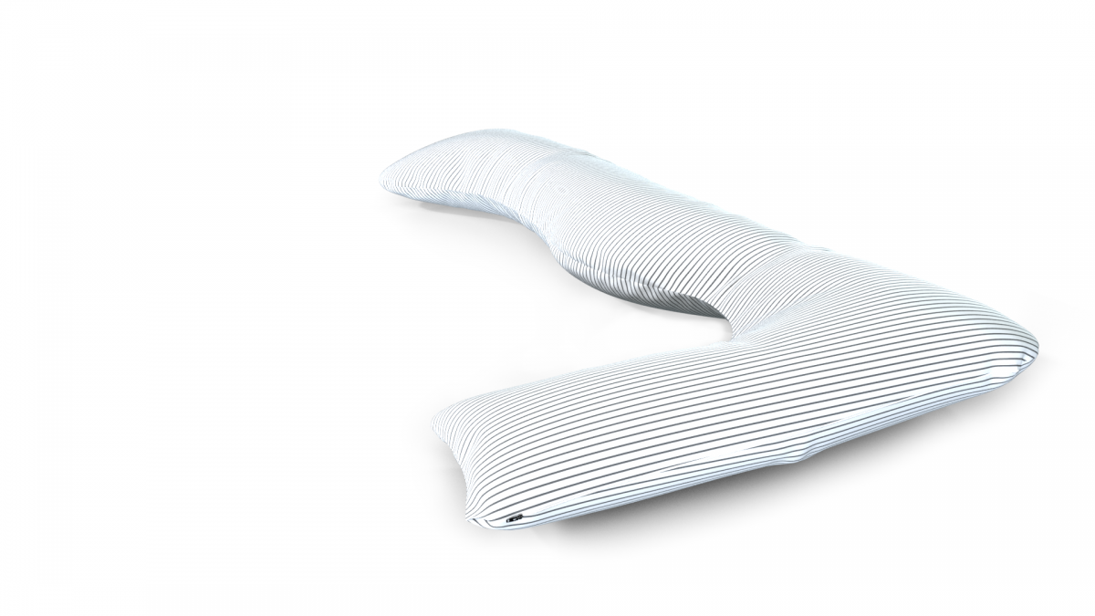 כרית הריון דגם PRINCESS פסים דקים בז’ - תמונה 2