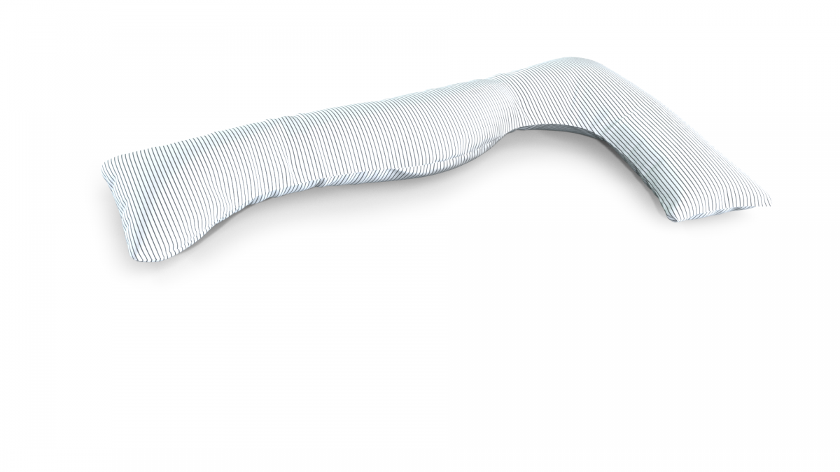 כרית הריון דגם PRINCESS פסים דקים בז’ - תמונה 3