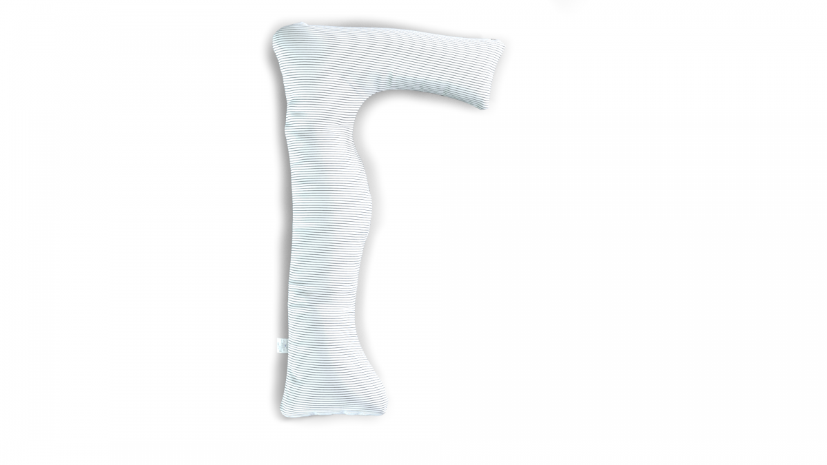 כרית הריון דגם PRINCESS פסים דקים בז’ - תמונה 5